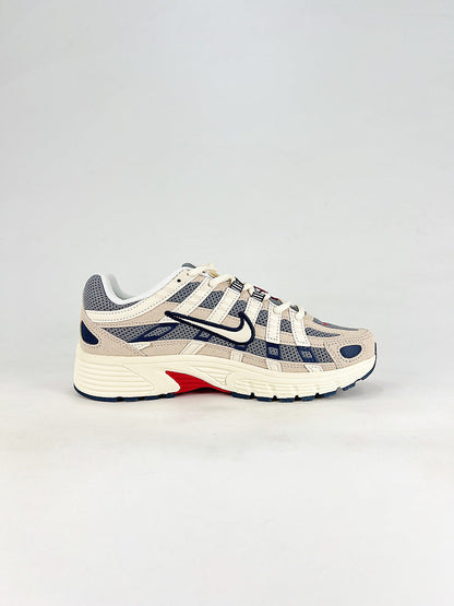 Nike P6000 IH4382200 Sail White Navy Red Retro Running Inspired Lifestyle Sneakers
