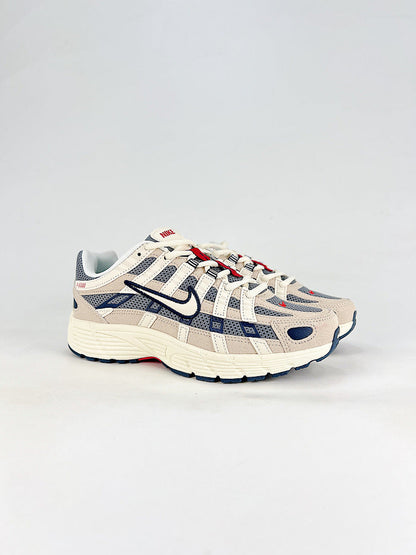 Nike P6000 IH4382200 Sail White Navy Red Retro Running Inspired Lifestyle Sneakers