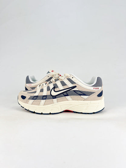 Nike P6000 IH4382200 Sail White Navy Red Retro Running Inspired Lifestyle Sneakers