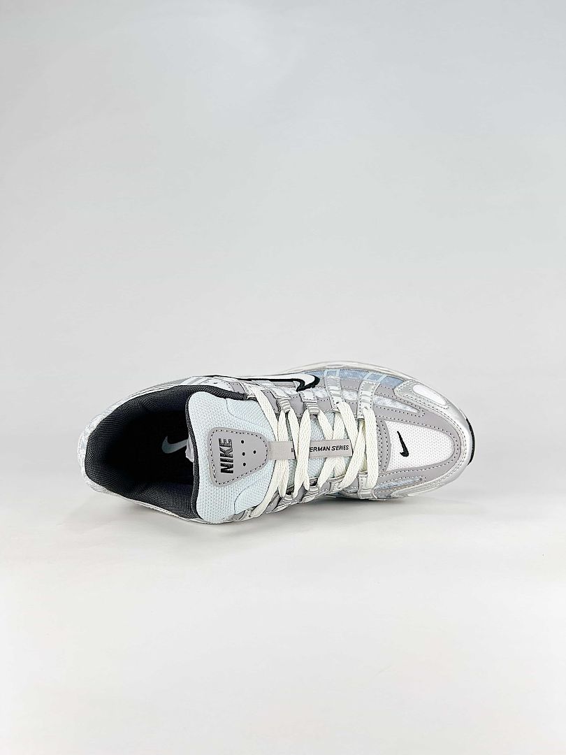 Nike P6000 IH4465095 White Black Light Blue Retro Running Inspired Lifestyle Sneakers