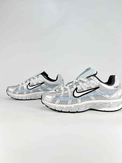 Nike P6000 IH4465095 White Black Light Blue Retro Running Inspired Lifestyle Sneakers