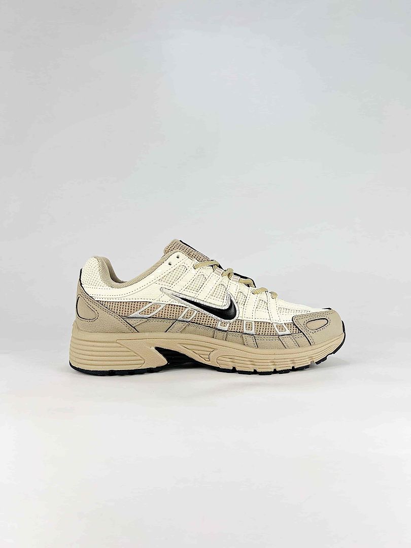 Nike P6000 IH8042100 Sail Beige Black Retro Running Inspired Lifestyle Sneakers