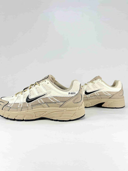 Nike P6000 IH8042100 Sail Beige Black Retro Running Inspired Lifestyle Sneakers