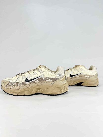 Nike P6000 IH8042100 Sail Beige Black Retro Running Inspired Lifestyle Sneakers
