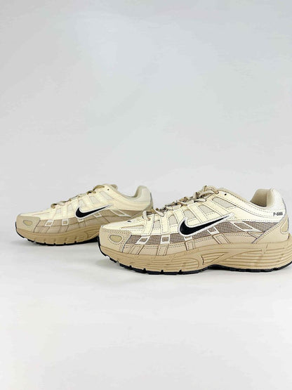 Nike P6000 IH8042100 Sail Beige Black Retro Running Inspired Lifestyle Sneakers