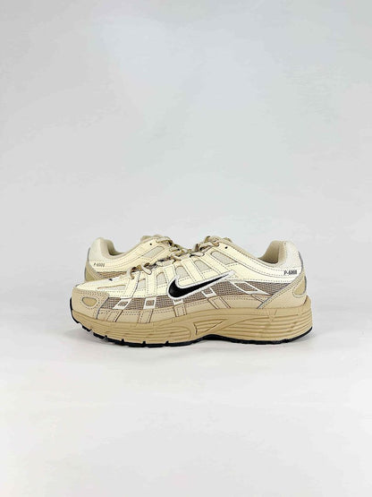 Nike P6000 IH8042100 Sail Beige Black Retro Running Inspired Lifestyle Sneakers