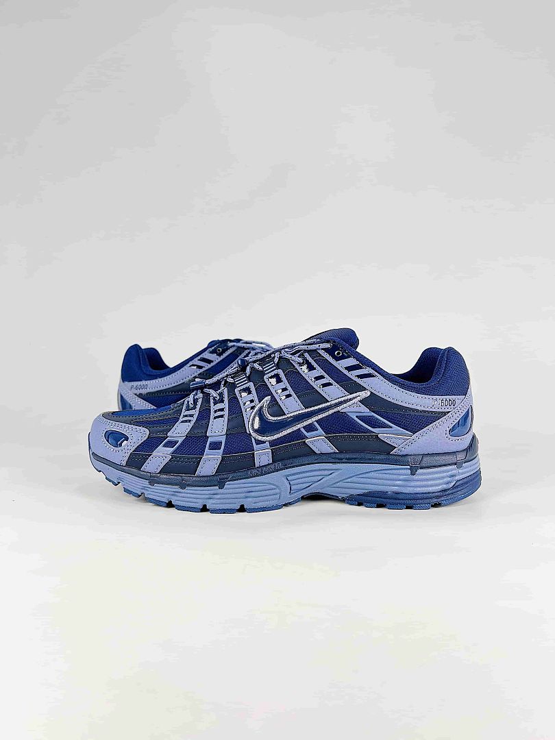 Nike P6000 IM5237400 Navy Silver Blue Retro Running Inspired Lifestyle Sneakers