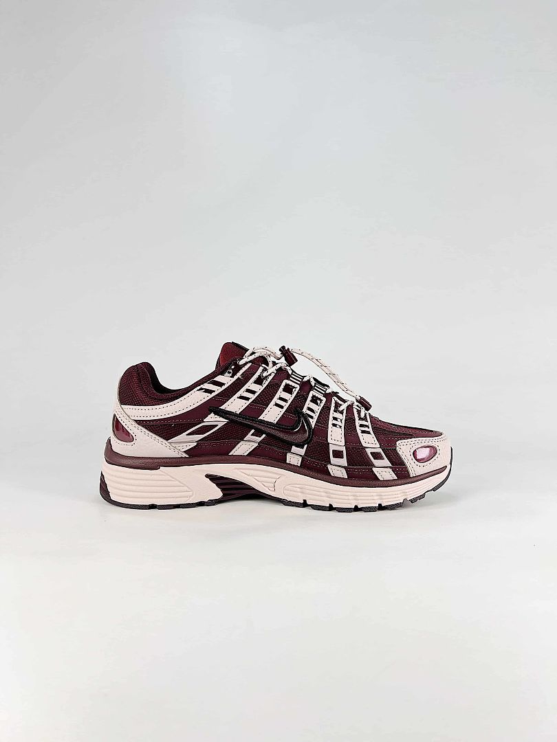 Nike P6000 IM5237600 Burgundy Cream White Retro Running Inspired Lifestyle Sneakers