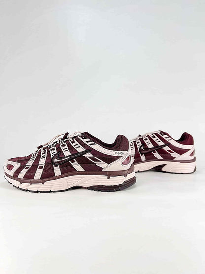 Nike P6000 IM5237600 Burgundy Cream White Retro Running Inspired Lifestyle Sneakers