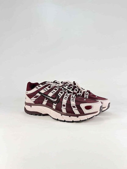 Nike P6000 IM5237600 Burgundy Cream White Retro Running Inspired Lifestyle Sneakers