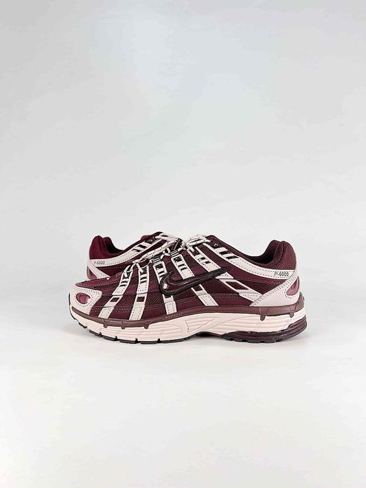 Nike P6000 IM5237600 Burgundy Cream White Retro Running Inspired Lifestyle Sneakers