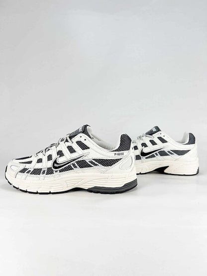 Nike P6000 IO8711101 White Black Retro Running Inspired Lifestyle Sneakers