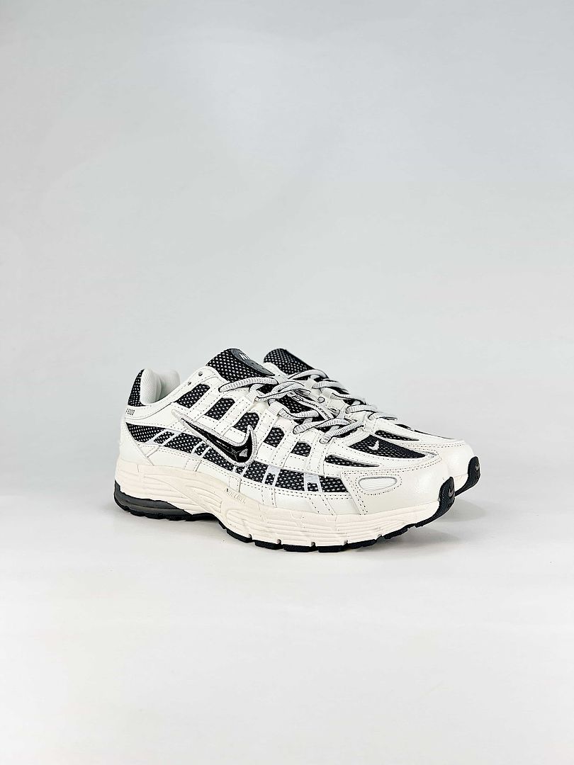 Nike P6000 IO8711101 White Black Retro Running Inspired Lifestyle Sneakers