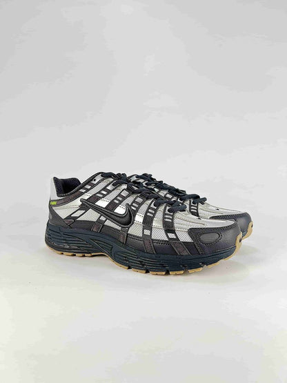 Nike P6000 IQ0577025 Black Silver White Retro Running Inspired Lifestyle Sneakers