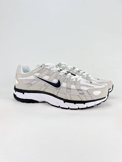 Nike P6000 IQ7600012 White Grey Black Retro Running Inspired Lifestyle Sneakers