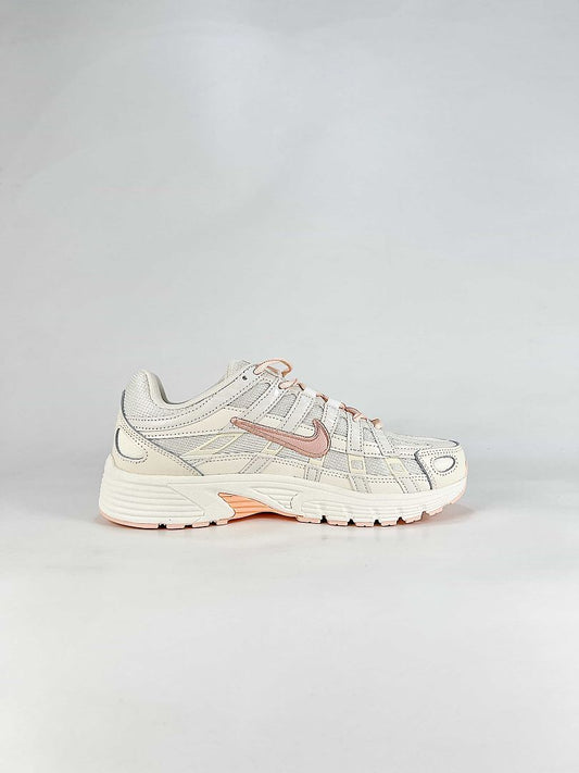 Nike P6000 IR1215101 Cream White Pink Retro Running Inspired Lifestyle Sneakers
