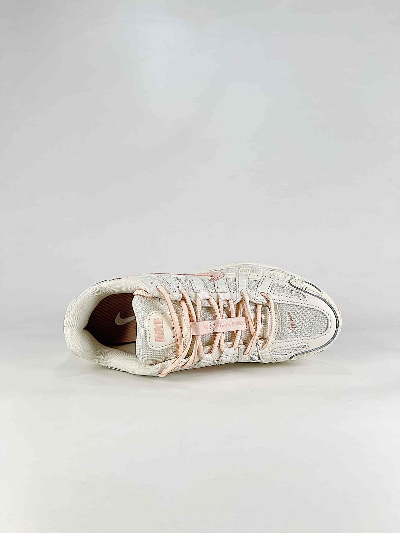 Nike P6000 IR1215101 Cream White Pink Retro Running Inspired Lifestyle Sneakers