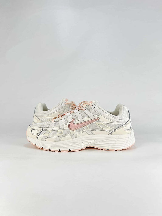 Nike P6000 IR1215101 Cream White Pink Retro Running Inspired Lifestyle Sneakers
