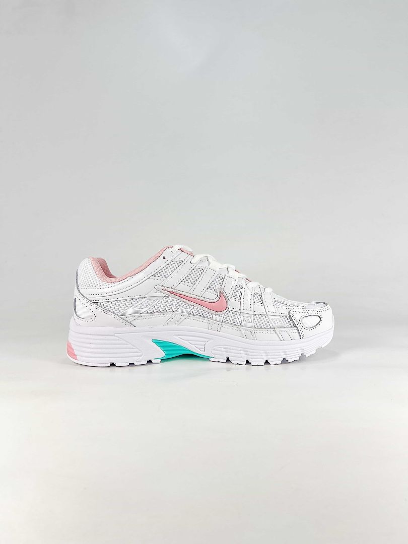 Nike P6000 IR1215104 White Pink Turquoise Retro Running Inspired Lifestyle Sneakers