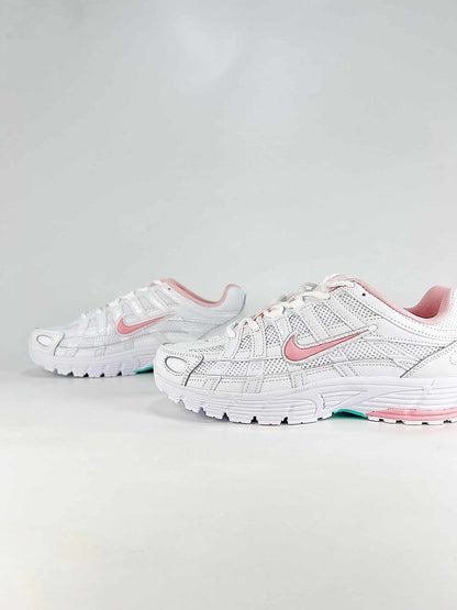 Nike P6000 IR1215104 White Pink Turquoise Retro Running Inspired Lifestyle Sneakers