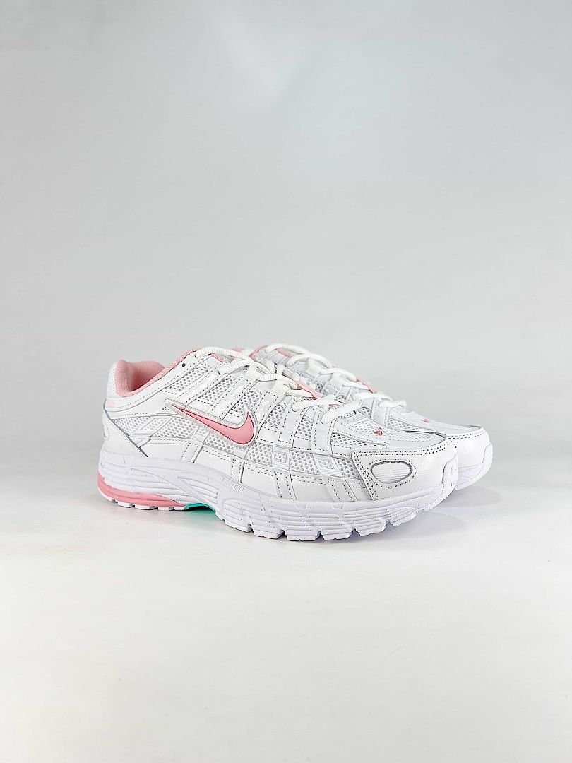 Nike P6000 IR1215104 White Pink Turquoise Retro Running Inspired Lifestyle Sneakers