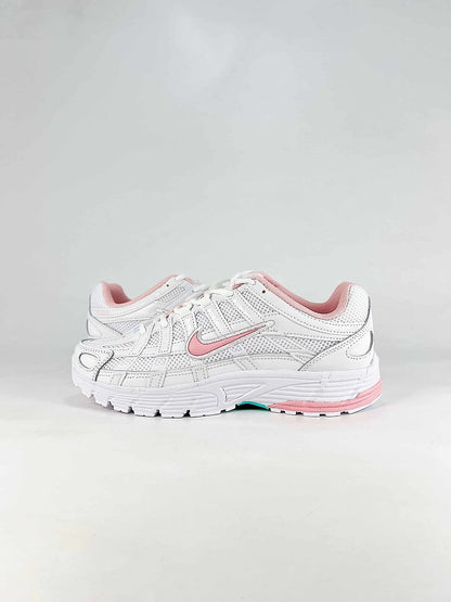 Nike P6000 IR1215104 White Pink Turquoise Retro Running Inspired Lifestyle Sneakers