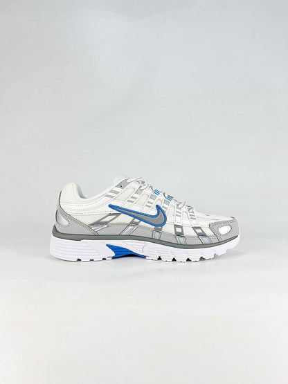 Nike P6000 IR1477121 White Grey Blue Retro Running Inspired Lifestyle Sneakers