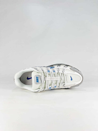 Nike P6000 IR1477121 White Grey Blue Retro Running Inspired Lifestyle Sneakers