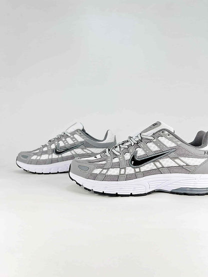 Nike P6000 IR2004100 White Grey Black Retro Running Inspired Lifestyle Sneakers