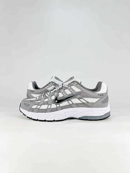 Nike P6000 IR2004100 White Grey Black Retro Running Inspired Lifestyle Sneakers