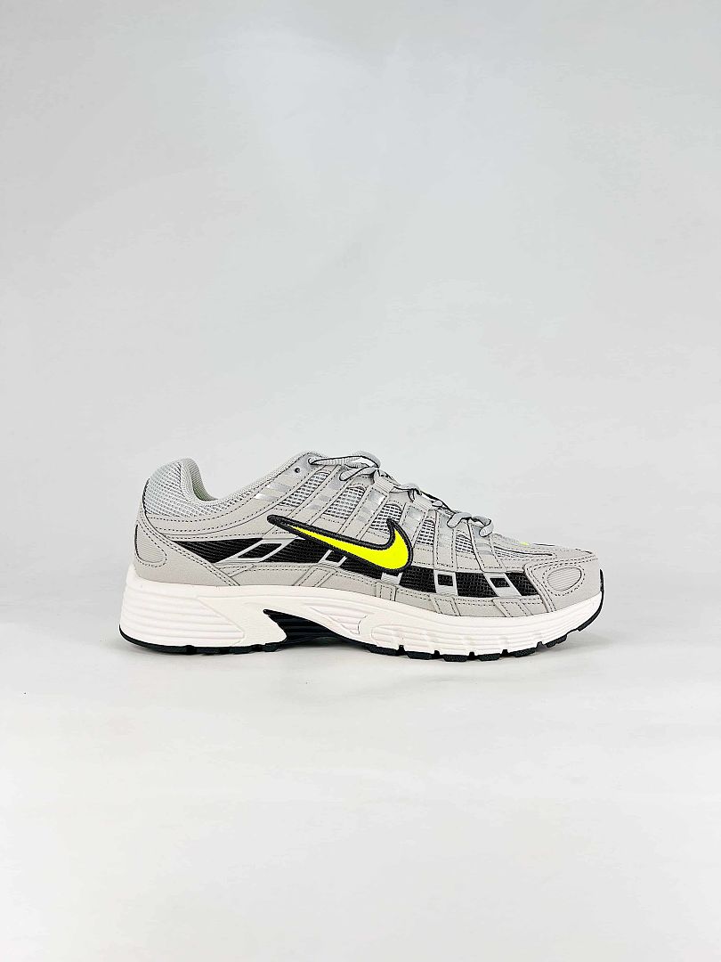 Nike P6000 HF0015 002 Black Anthracite Metallic Silver Retro Running Inspired Lifestyle Sneakers
