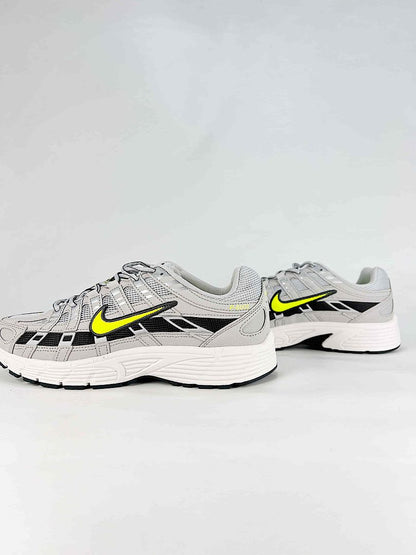 Nike P6000 HF0015 002 Black Anthracite Metallic Silver Retro Running Inspired Lifestyle Sneakers