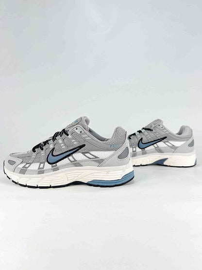 Nike P6000 IR5279 003 White Light Grey Black Retro Running Inspired Lifestyle Sneakers