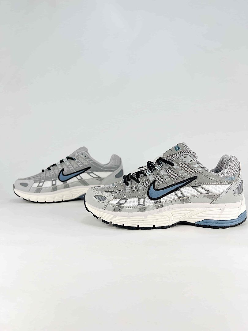 Nike P6000 IR5279 003 White Light Grey Black Retro Running Inspired Lifestyle Sneakers