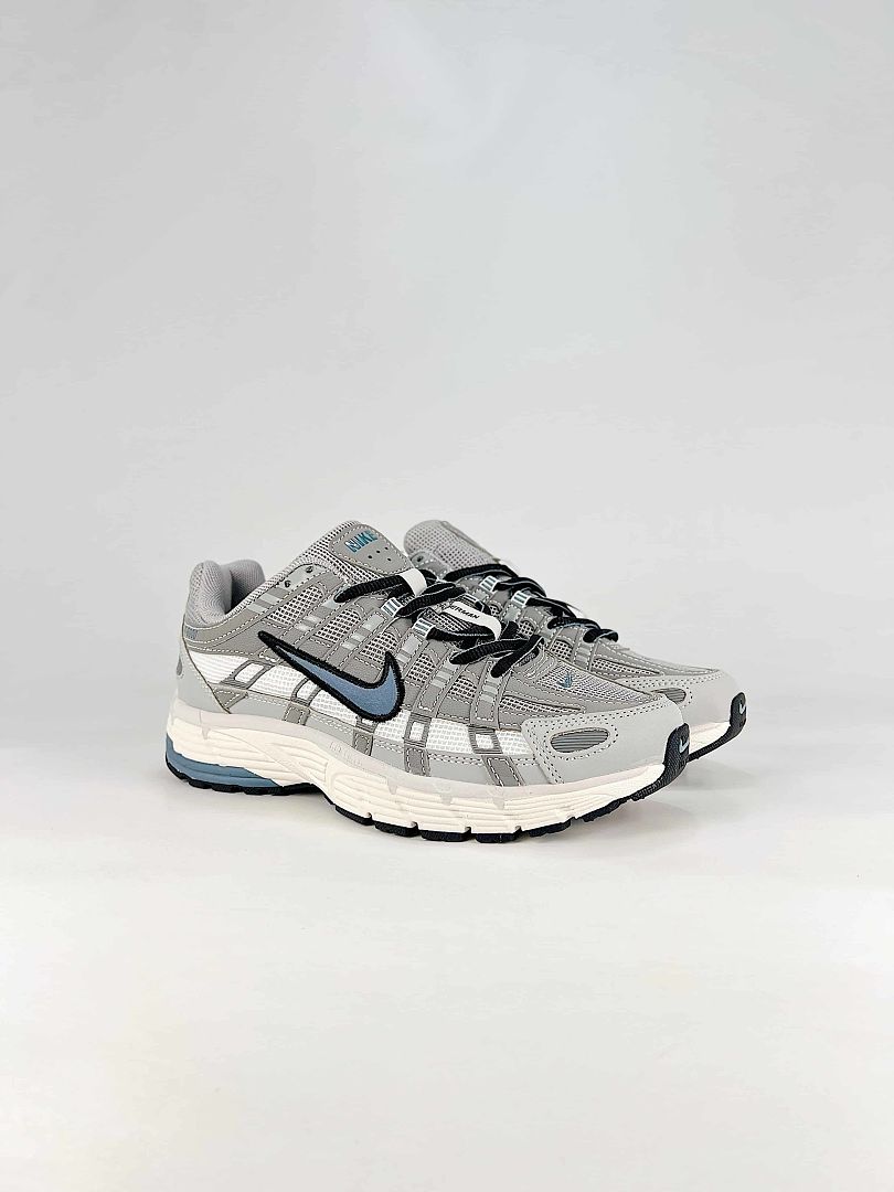 Nike P6000 IR5279 003 White Light Grey Black Retro Running Inspired Lifestyle Sneakers