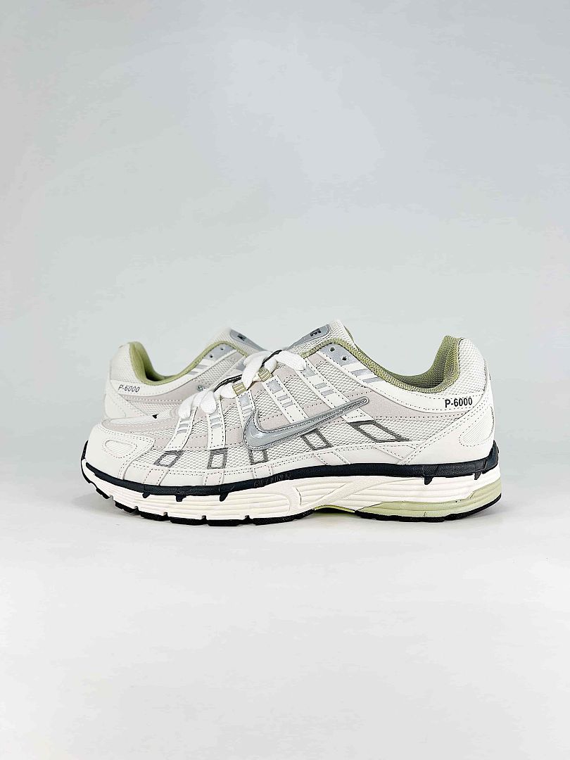 Nike P6000 IV5761 094 Grey Black Metallic Silver Retro Running Inspired Lifestyle Sneakers