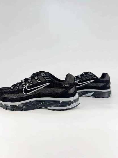 Nike P6000 IV6029 001 White Black Metallic Silver Retro Running Inspired Lifestyle Sneakers