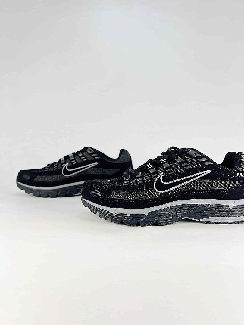 Nike P6000 IV6029 001 White Black Metallic Silver Retro Running Inspired Lifestyle Sneakers