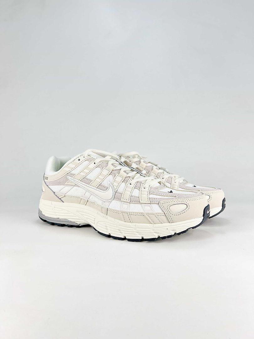 Nike P-6000 IV6029-030 Sail White Grey Retro Running Sneakers