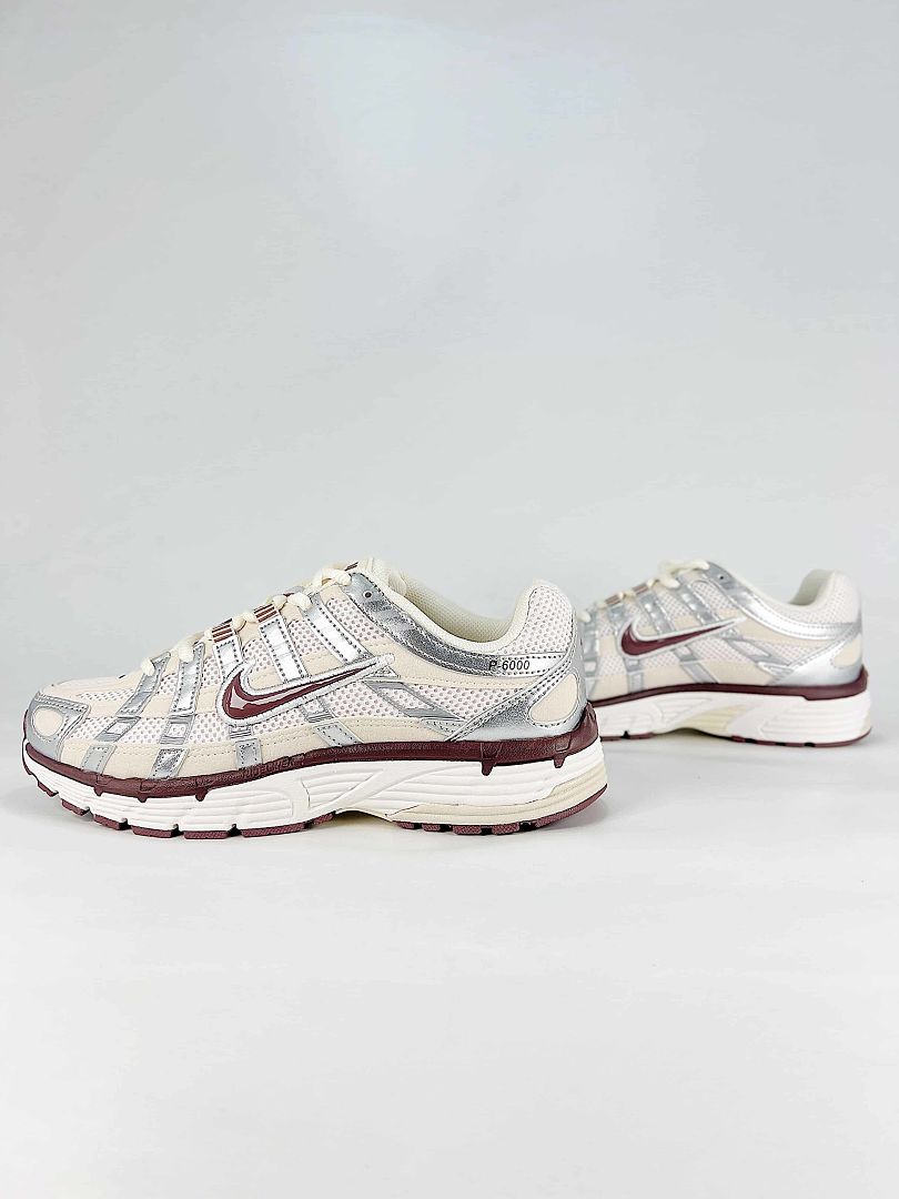 Nike P6000 IV6035 030 Grey Black Metallic Silver Retro Running Inspired Lifestyle Sneakers