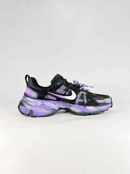 Nike V2K Run HJ4497-001 Black Purple Silver Retro Sneakers
