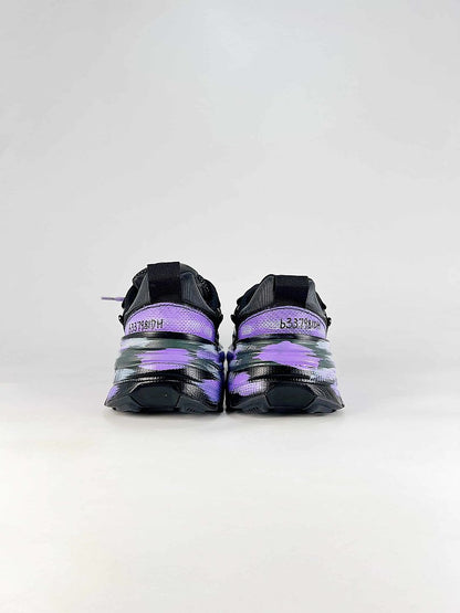 Nike V2K Run HJ4497-001 Black Purple Silver Retro Sneakers