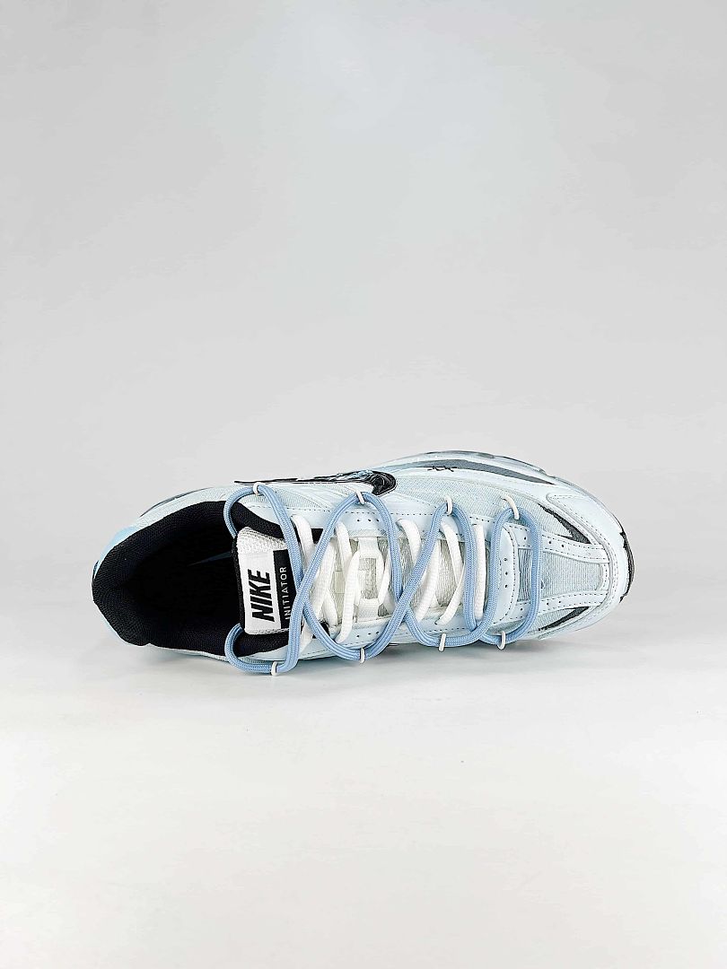 Nike V5 RNR 394055-101 White Black Blue Retro Running Sneakers