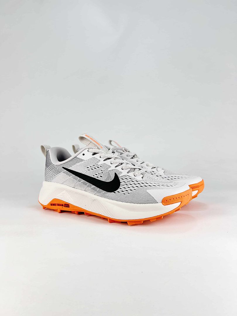 Nike Wildhorse 10 FV2338-103 White Black Orange Trail Running Shoes
