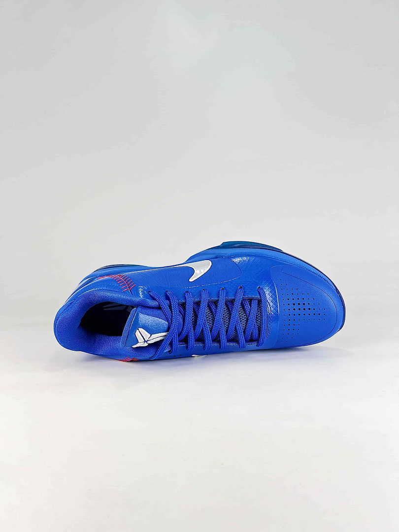 Nike Zoom Kobe 5 Royal Blue White Red Basketball Sneakers