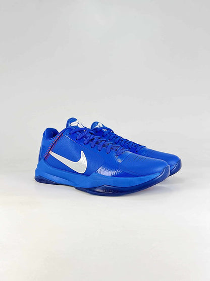 Nike Zoom Kobe 5 Royal Blue White Red Basketball Sneakers