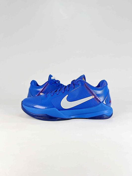 Nike Zoom Kobe 5 Royal Blue White Red Basketball Sneakers